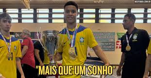 Joia do Corinthians celebra conquista da Nations League Sub-17 com a Seleção Brasileira