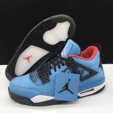 Last weekend nike released the much anticipated travis scott x air jordan 4 in a houston oilers inspired colorway, but that pair might not be the only collab that sees a release. Paket Algebarski Poboljsati Travis Scott Jordan 4 Blue Goldstandardsounds Com
