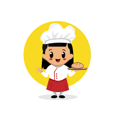 Bakery cartoon 13 of 31. Girl Chef Logo Free Vector Art 74 Free Downloads