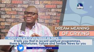 Dream Meaning Of Crying Find Out The Biblical Dream