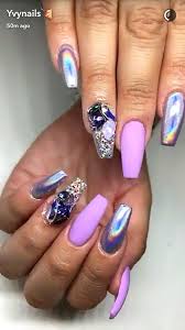Free shipping to 185 countries. Pink Purple Nails Chrome Nails With Rhinestones Purple Nail Designs Purple Nails Chrome Nails Designs
