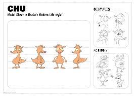 Main charactersthe title character and series protagonist. Rocko S Edits Update Of The Modelsheet Of The Characters In Rml