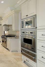 antique white kitchens traditional