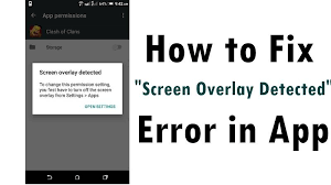 If screen overlay detected has suddenly popped up on your smartphone's screen, you're in the right place. How To Fix Screen Overlay Detected Error In Apps On Android
