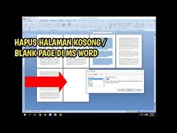Pilih pada bagian group paragraf, lalu klik show / hide. Cara Menghapus Halaman Kosong Atau Blank Page Di Ms Word 2007 2010 Dan 2013 Youtube