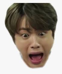 meme jin bts funny faces hd png download is free transparent png image to explore more similar hd image on pngitem bts funny bts face funny faces