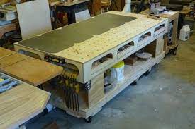 The paulk workbench and miter stand are unique workbenches designed to increase your work flow and. Another Ron Paulk Workbench Ii Paulk Workbench Workbench Workbench Plans Diy