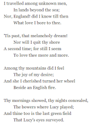 I Travelled Among Unknown Men William Wordsworth Http Annabelchaffer Com