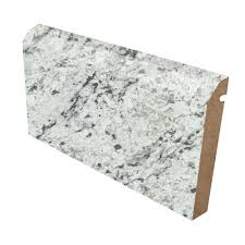 White ice granite countertops have the visual appearance and the clean, timeless look very similar to that of marble but with much less maintenance. White Ice Granite Matte Bevel Edge Laminate Countertop Backsplash