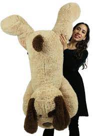Big Plush Extra Large Stuffed Puppy Dog 48 Inch Soft 4 Foot Stuffed Animal Remain To The Product At The Image Link This Big Plush Dogs And Puppies Animals