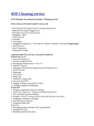 We did not find results for: Sop Cleaning Service