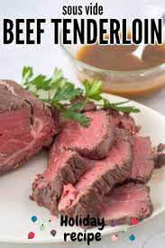 Sous Vide Beef Tenderloin Video Beef Tenderloin Sous Vide Recipes Beef Beef Tenderloin Recipes