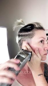 Undercutting Video In 2020 Undercut Hairstyles Women Ash Blonde Hair Colour Edgy Short Hair