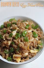 Healthy Brown Rice Egg Fried Rice Recipe Yummy Tummy Healthy Brown Rice Fried Rice Recipe Indian Rice Recipes