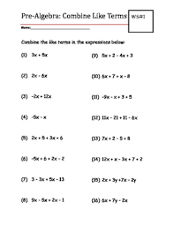 Prealgebra and introductory algebra, 3rd edition; Algebra Worksheets Teaching Resources Teachers Pay Teachers