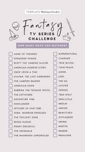 Kelseyinlondon Instagram Story Templates Bucket Lists Best Fantasty Tv Series Tv Series To Watch Netflix Movies To Watch Instagram Story Template