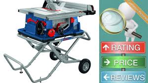 Bosch 10 In Worksite Table Saw With Gravity Rise Wheeled Stand 4100xc 1 In 2020 Table Saw Bosch Saw