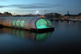 Badeschiff Or Bathing Ship Is The Most Unusual Swimming Pool In Berlin It Is An Old Cargo Container Conver Berlin Travel Amazing Swimming Pools Outdoor Pool