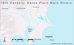 The kanto (関東, kantō, literally east of the border) is japan's largest plain and very densely populated. Main Rivers In The Kanto Plain North Of Tokyo In The Sixteenth Century Download Scientific Diagram