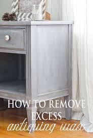 When Antiquing Goes Wrong Painted Furniture Rub The Clear Furniture Wax Into Your Piece And Watch As It Instan Furniture Wax Painted Furniture Redo Furniture