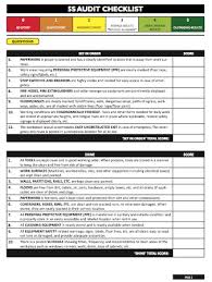 This 4 Page 5s Audit Form Asks The Important Questions In