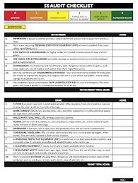 This 4 Page 5s Audit Form Asks The Important Questions In