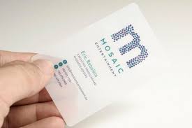 Business cards design with vistaprint: 250 Business Cards Opaque Frosted Plastic Stock 20 Pt Etsy
