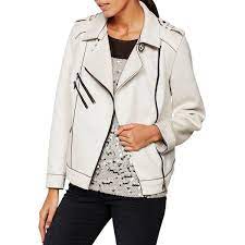 Mint Velvet Faux Suede Biker Jacket 195 Liked On Polyvore Featuring Outerwear Jackets Oyster White Clothes Design Faux Suede Moto Jacket Jacket Pattern