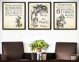 Alibaba.com offers 986 alice wonderland decor products. Alice In Wonderland Wall Art Etsy