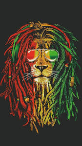 Lion Reggae Art Rasta Fond Ecran Animaux Lion Rasta
