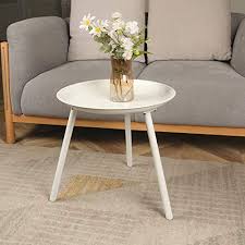 Every room needs a small accent table. Exilot Round Side Table Metal End Table Small Coffee Tables For Living Room Nightstand Accent Tables Side Table For Small Spaces White Buy Online At Best Price In Uae Amazon Ae