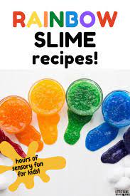 Rainbow Slime Pack Rainbow Slime Slime Recipe Slime