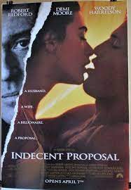 Indecent Proposal 1993 27 X 40 Original Vintage Movie Etsy In 2021 Indecent Proposal Free Movies Online Full Movies