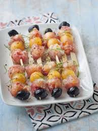 Brochette De Melon Jambon De Montagne Et Olives Recette Recettes De Cuisine Apero Sans Cuisson Recette