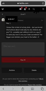 All we want you to do is follow up the guidelines that we are about to show you on this page right below. Fetlife Has Some Hidden Treasures Creepypms
