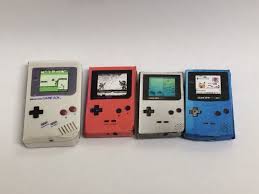 Nintendo Gameboy Gameboy Light Pocket And Color Video Game Console Papercraft Gameboy Nintendo Video Game Console