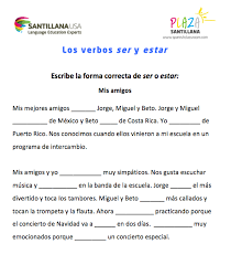 Los Verbos Ser Y Estar Free Resources For Spanish Teachers Teach Me Spanish Teaching Spanish Spanish Teacher
