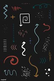 Download Premium Vector Of Earth Tone Arrow Doodle Vector Collection 893199 Arrow Doodle Earth Tones Doodle On Photo