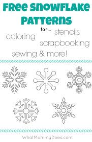 Free Printable Snowflake Templates Large Small Stencil Patterns Printable Snowflake Template Christmas Stencils Snowflake Template
