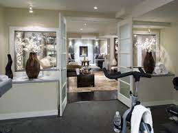 Rustic Modern Multipurpose Basement Hgtv