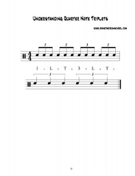 That means playing three notes per beat, aptly called a triplet. Understanding Quarter Note Triplets Drum Lessons Nyc