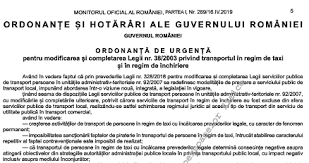 Legea ridesharing în comisiile parlamentare. Oug 21 2019 Modificarea È™i Completarea Legii Nr 38 2003 Privind Transportul In Regim De Taxi È™i In Regim De Inchiriere Cabinetexpert Ro Blog Contabilitate