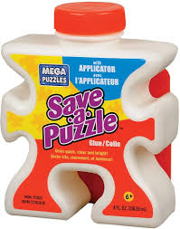 Produced primarily from synthetic materials, glue or adhesive is, simply put, a bonding agent designed to join various materials together. Amazon Com Mega Puzzles Save A Puzzle Glue 8 Oz Toys Games