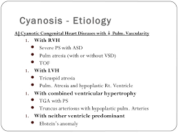 Approach To Cyanotic Congenital Heart Diseases