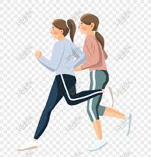  Ilustrasi Berjalan Karakter Olahraga Kartun Kartun Ilustrasi Olahraga