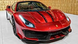 2021 Ferrari 488 Pista Spider In Beautiful Spec Rosso Fiorano Ferrari 488 Ferrari Black Audi