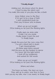 Cold War Kids Finally Begin Really Like These Lyrics Missing You Songs Lyrics Leap Of Faith