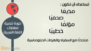 بحث عن مهارات اللغة العربية