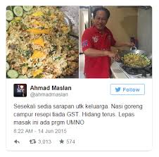 Recently we also realised that aside from the 3 jobs that he … Ahmad Maslan Gst Was Tougher To Handle Than 1mdb