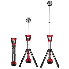 Milkwaukee S Led Work Light Tower Shines Bright Without All The Heat
